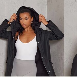 Women's Black Hooded Jacket